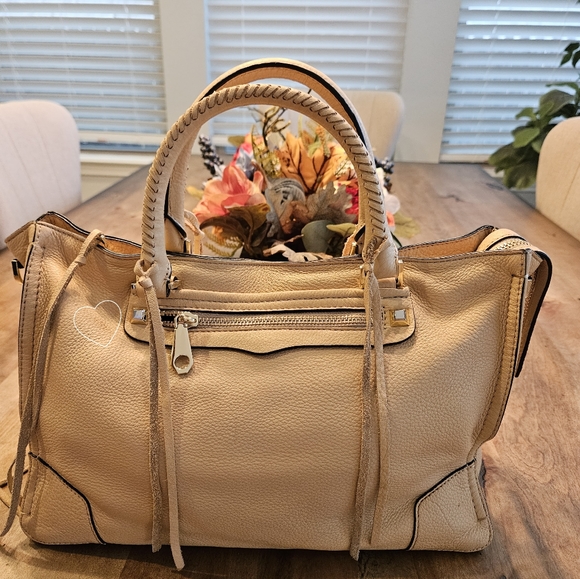 Rebecca Minkoff Regan Satchel Butter Yellow Soft Leather EUC - Picture 10 of 10